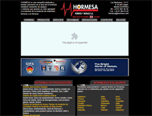 Tablet Screenshot of hormesa.com